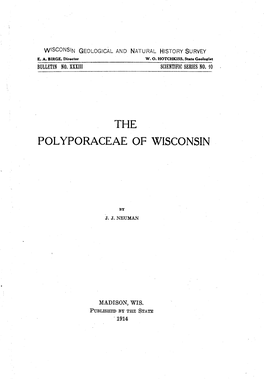 The Pol Yporaceae of Wisconsin