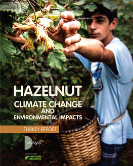 Hazelnut Climate Change Environmental Impacts