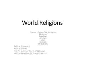 Five World Religions