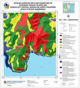 Detailed Landslide and Flood Hazard Map of Cagdianao