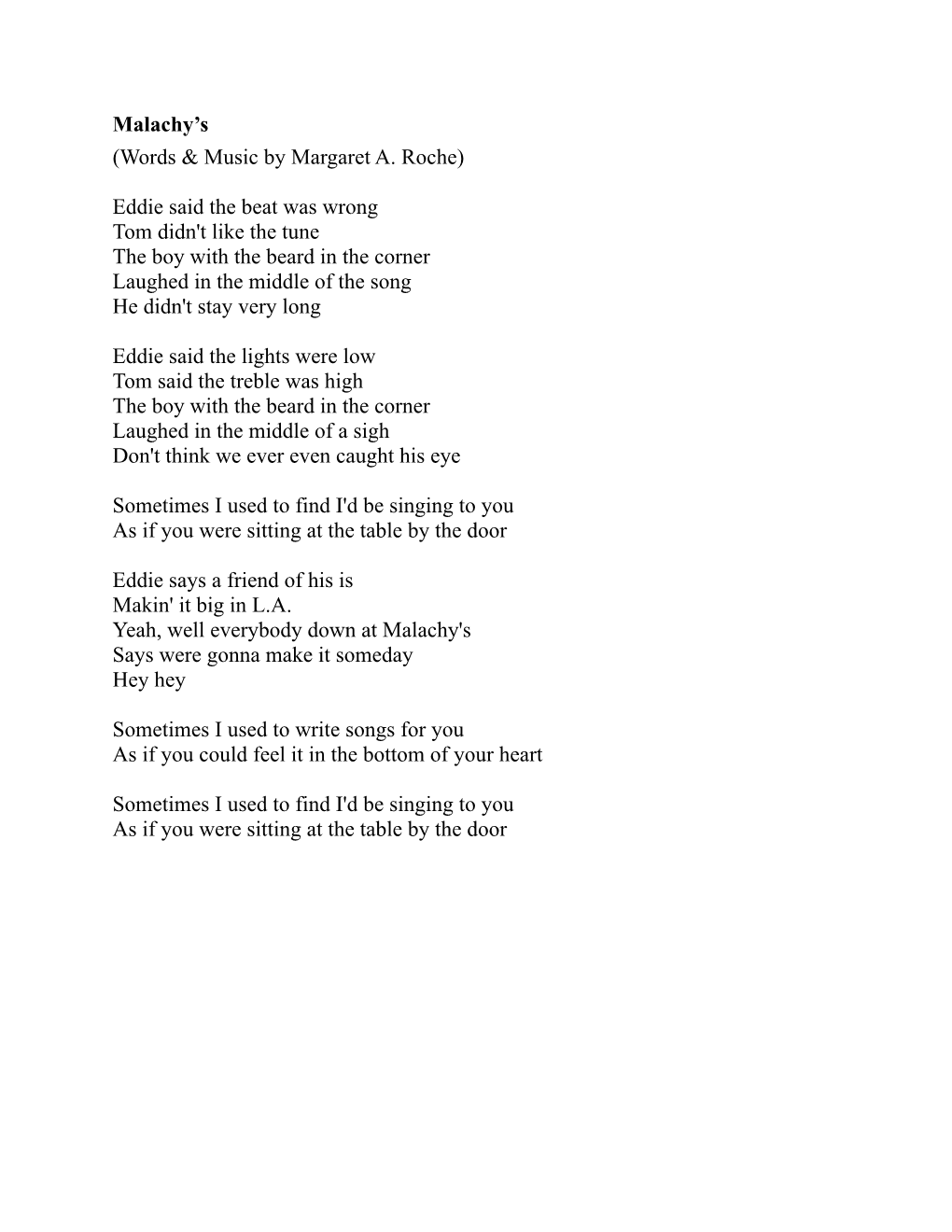 Website Lyrics