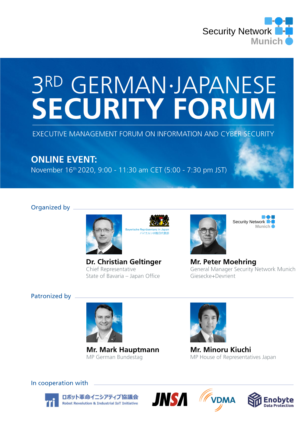 Security Forum Executive Management Forum on Information and Cyber Security