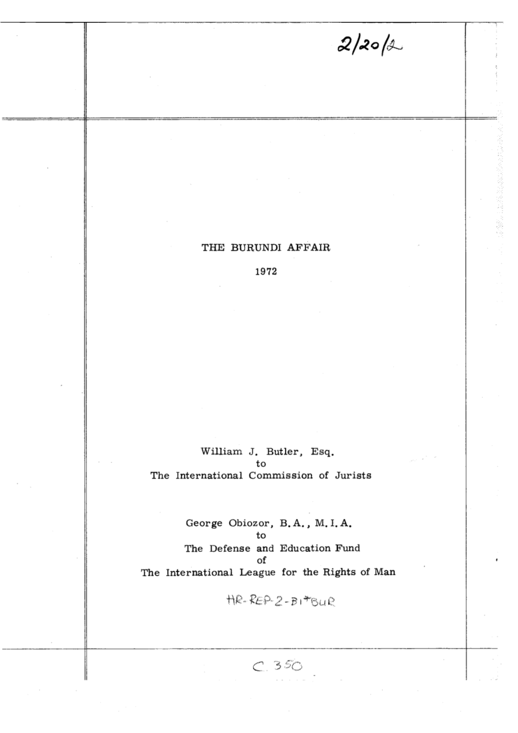 Burundi-Affair-Thematic Report-1972-Eng