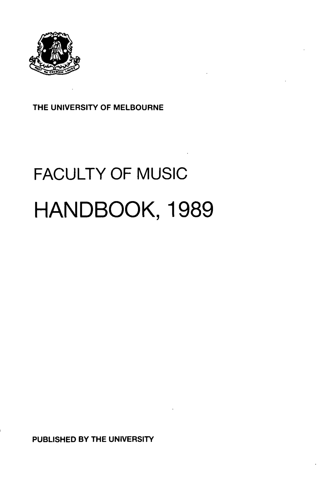 Handbook, 1989