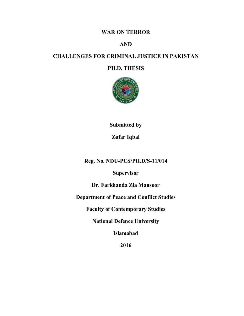 Zafar NDU Thesis After Def for Submission 25 Aug 17.Pdf