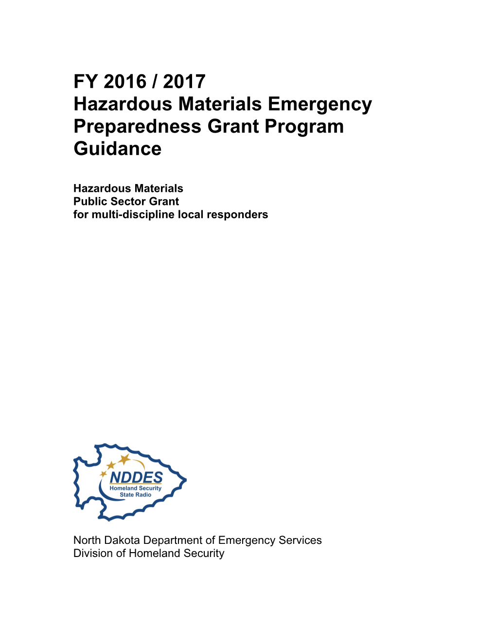 Preparedness Grant Program Guidance