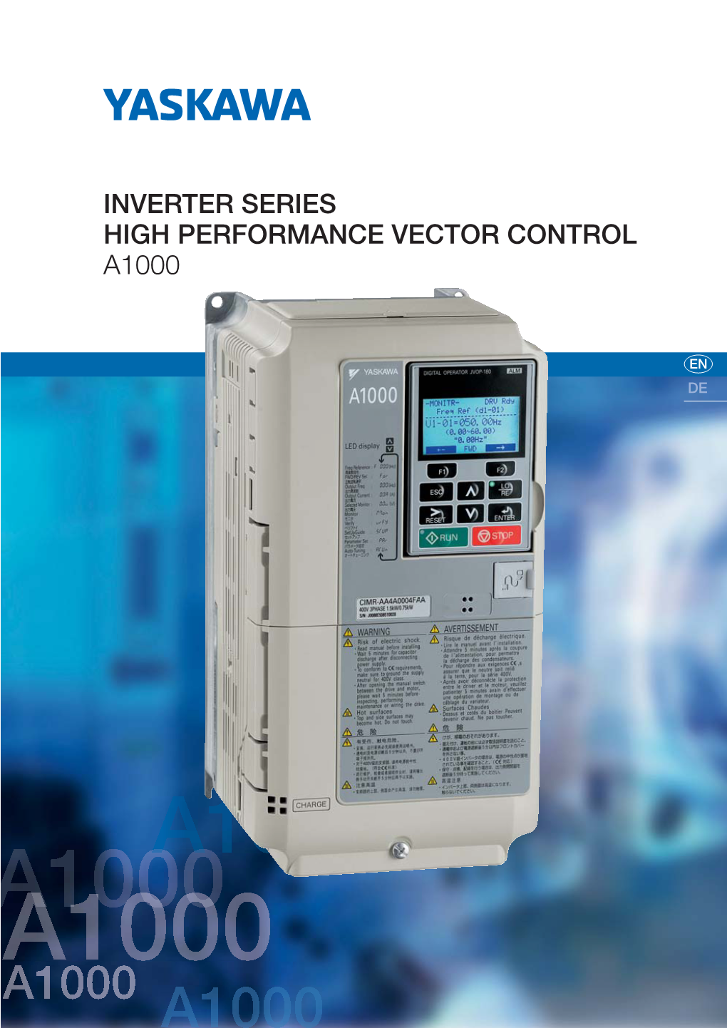 Inverter Series High Performance Vector Control A1000