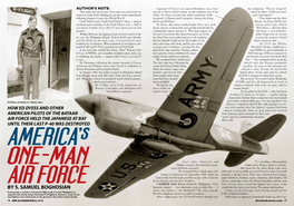 America's One-Man Air Force