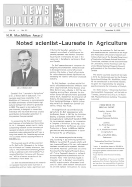 Noted Scientist-Laureate in Agriculture