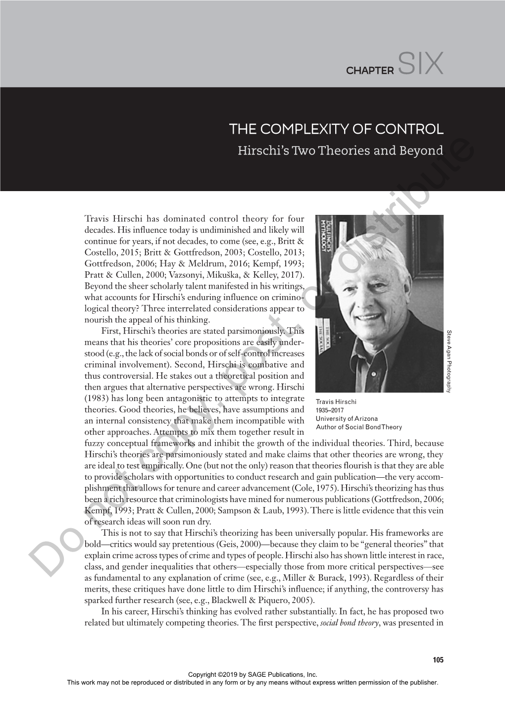 The Complexity of Control: Hirschi's Two Theories and Beyond