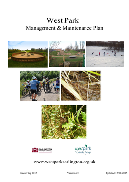 West Park Management & Maintenance Plan