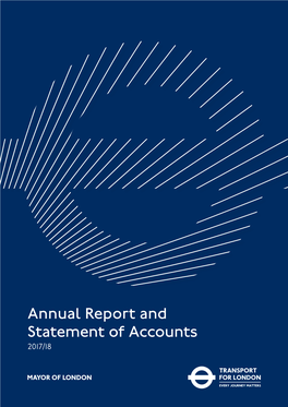 Tfl Annual Report and Statement of Accounts 2017-18