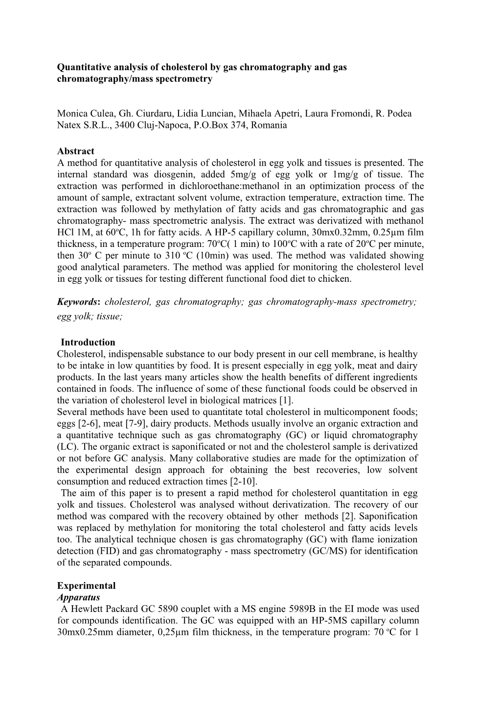 Determination of Bis(Chloromethyl)Ether in Laboratory Indoor Air