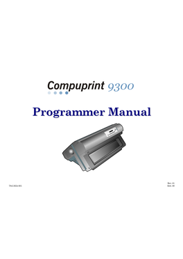 Programmer Manual