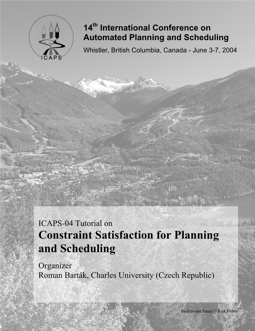 Constraint Satisfaction for Planning and Scheduling