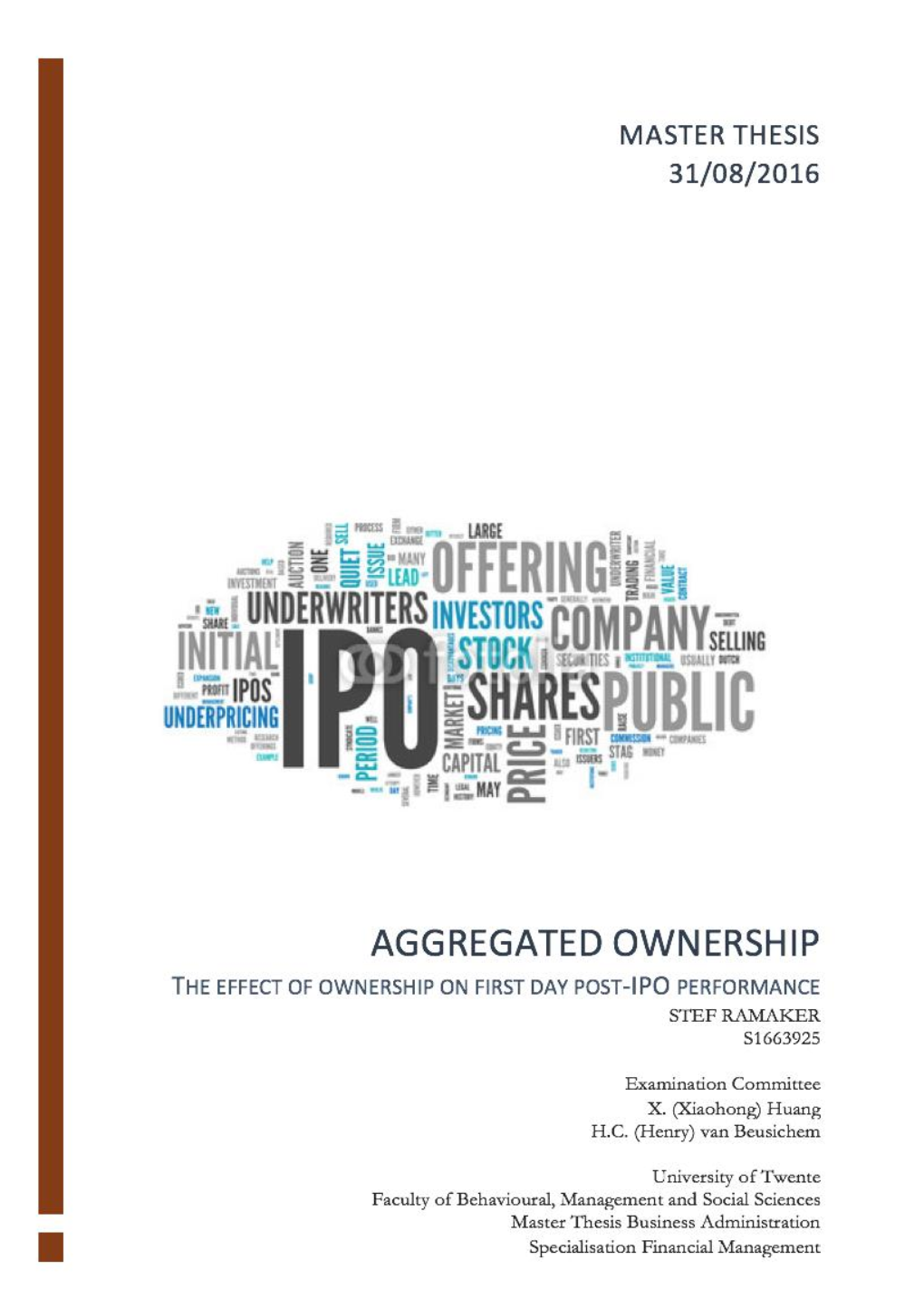 Aggregated Ownership to Include All Types and Sizes of Ownership