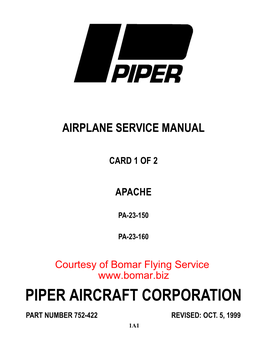 Apache Service Manual
