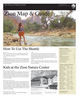 Zion Map & Guide