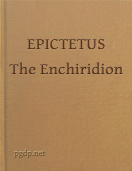 The Enchiridion, by Epictetus