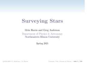 Surveying Stars