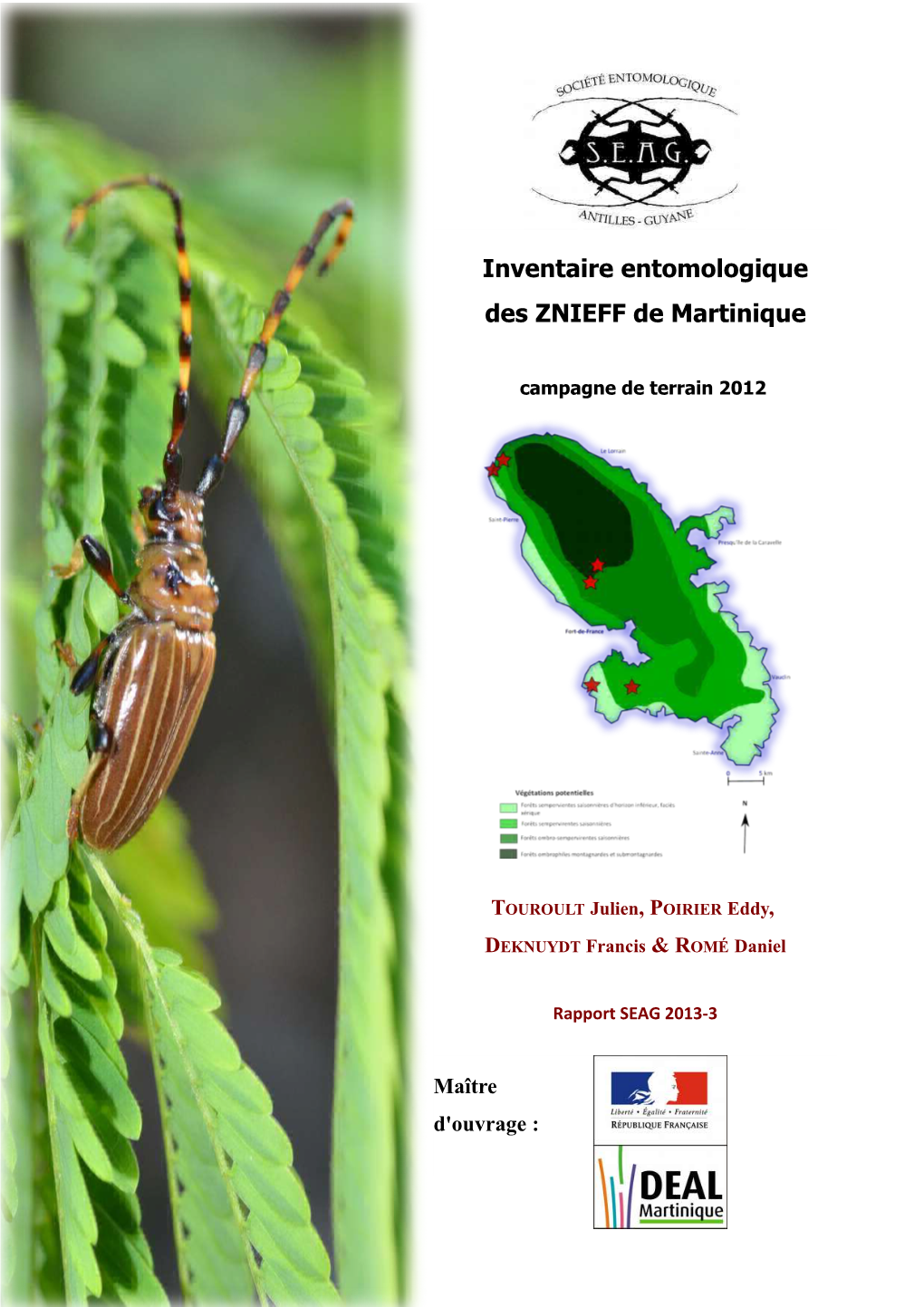 Inventaire Entomologique Des ZNIEFF De Martinique