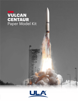 Vulcan Centaur Rocket with Your Printer and Basic Tools