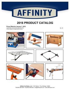 2016 Affinity Tool Works Dealer Price Book Rev 20 Xlsx