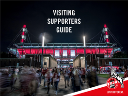 Visiting Supporters Guide Contents