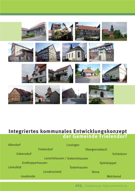 Integriertes Kommunales Entwicklungskonzept Der Gemeinde Frielendorf