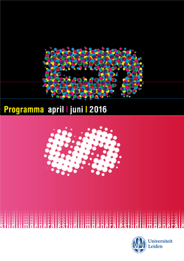 Programma April|Mei|Juni 2016