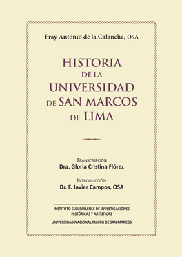 Historia Universidad De San Marcos De Lima
