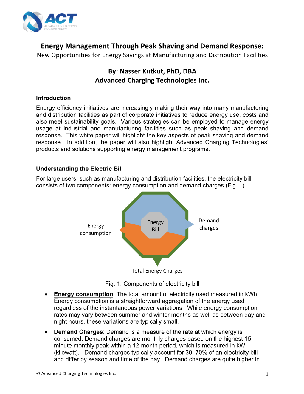 Energy Management Through Peak Shaving and Demand Response: New Opportunities for Energy Savings at Manufacturing and Distribution Facilities