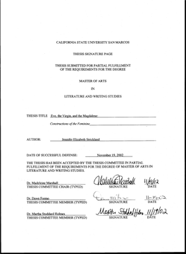 1 }I /-.__ ~-.R Lt- \Cl-(•~ THESIS COMMITTEE MEMBER (TYPED) SIGNATURE DATE