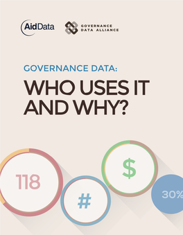 Governance Data: Who Uses It and Why?