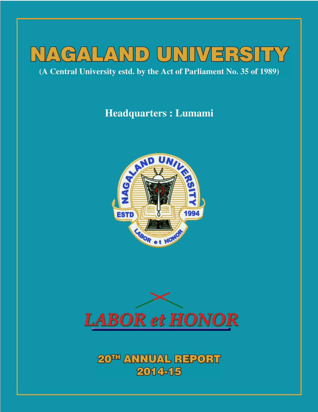 2014-15 Nagaland University