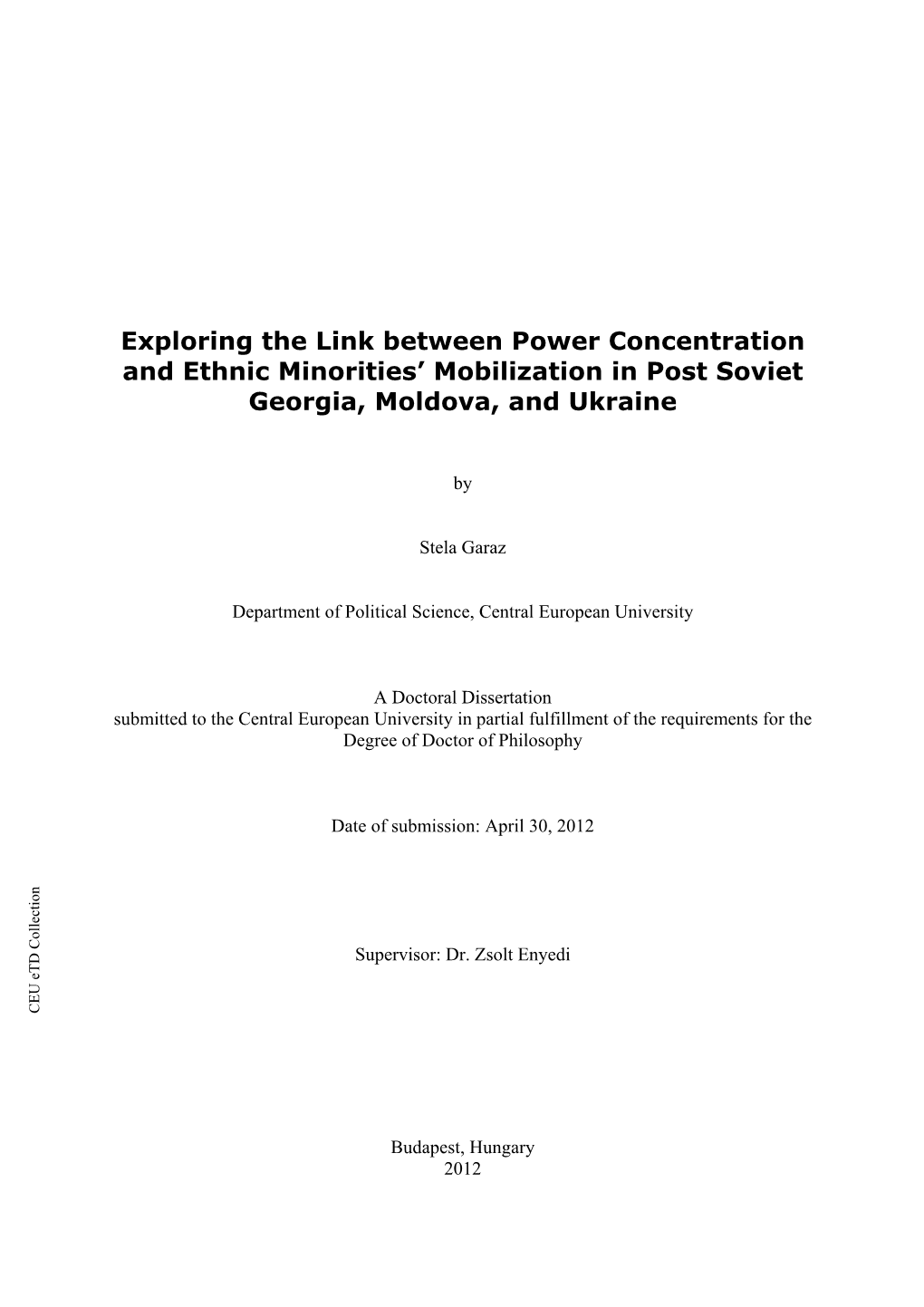 Exploring the Link Between Power Concentration and Ethnic Minorities