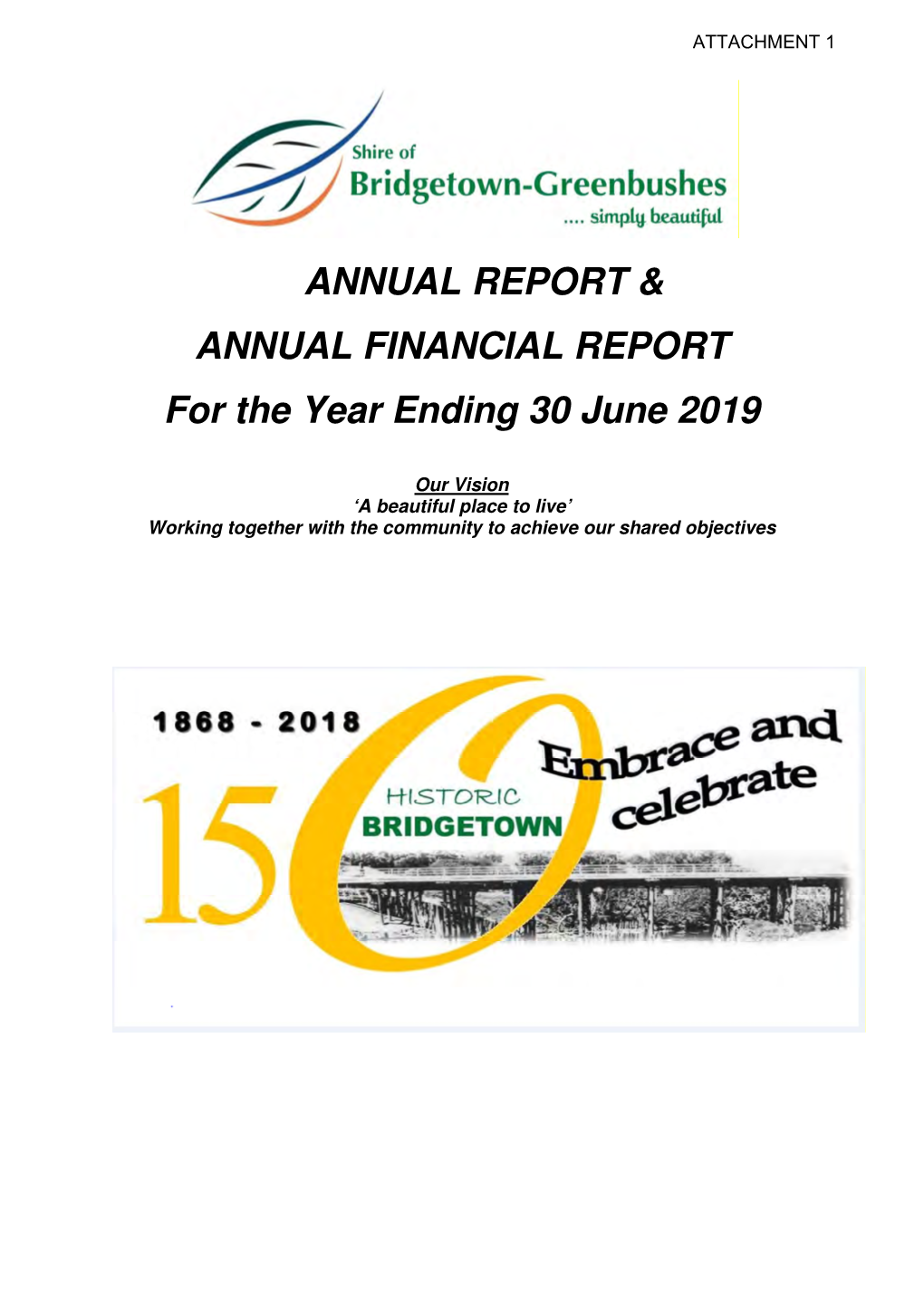 ANNUAL REPORT & ANNUAL FINANCIAL REPORT for the Year