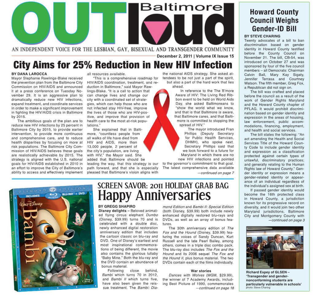 December 2, 2011 | Volume IX Issue 15 November 21
