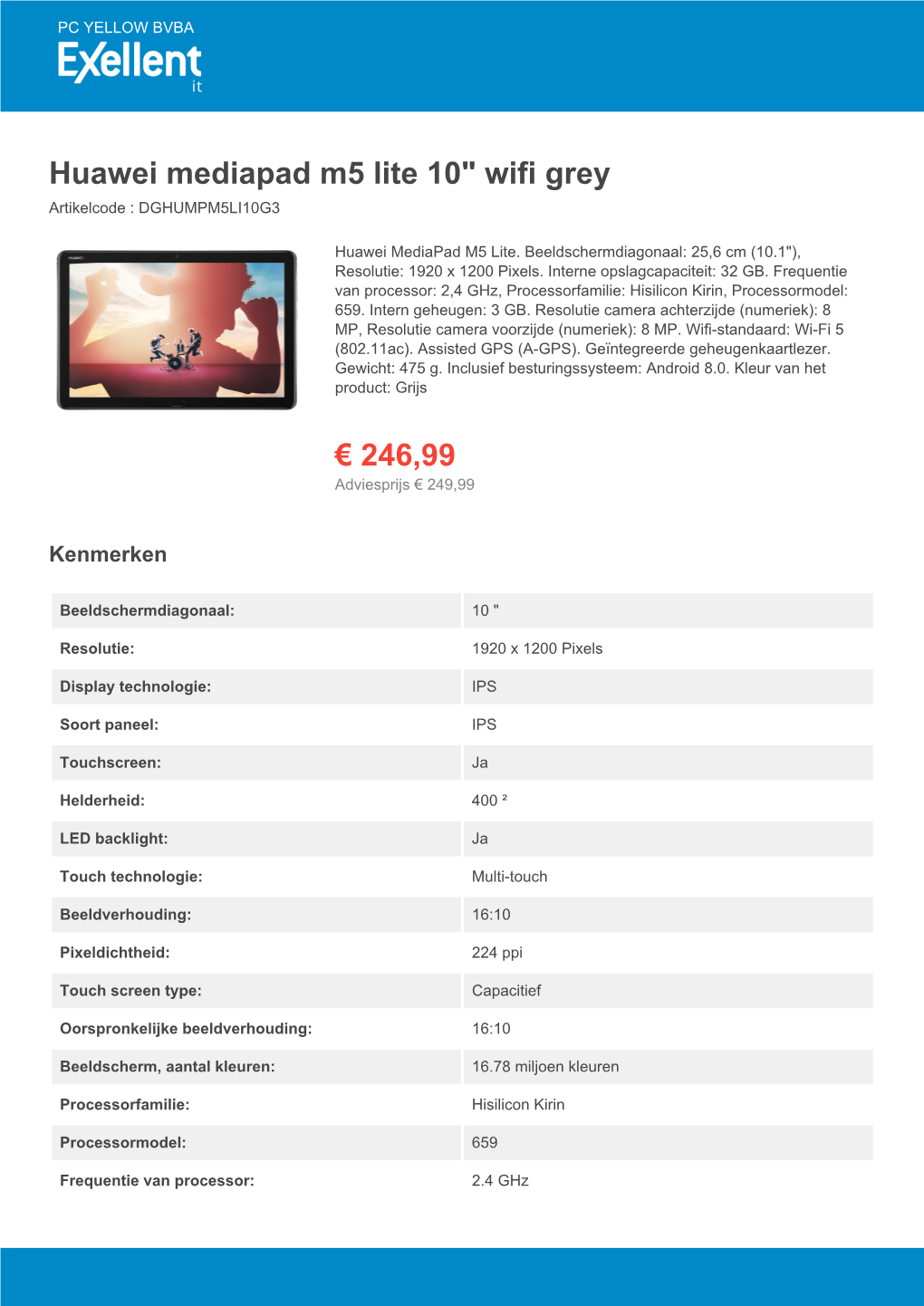 Huawei Mediapad M5 Lite 10