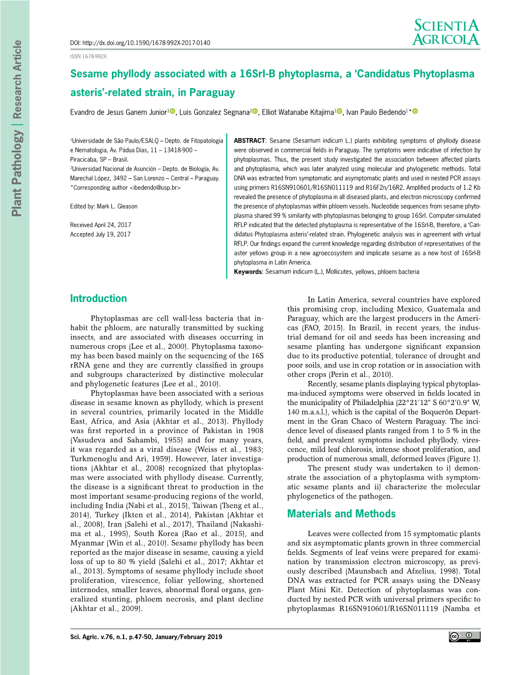 Plant Pathology |