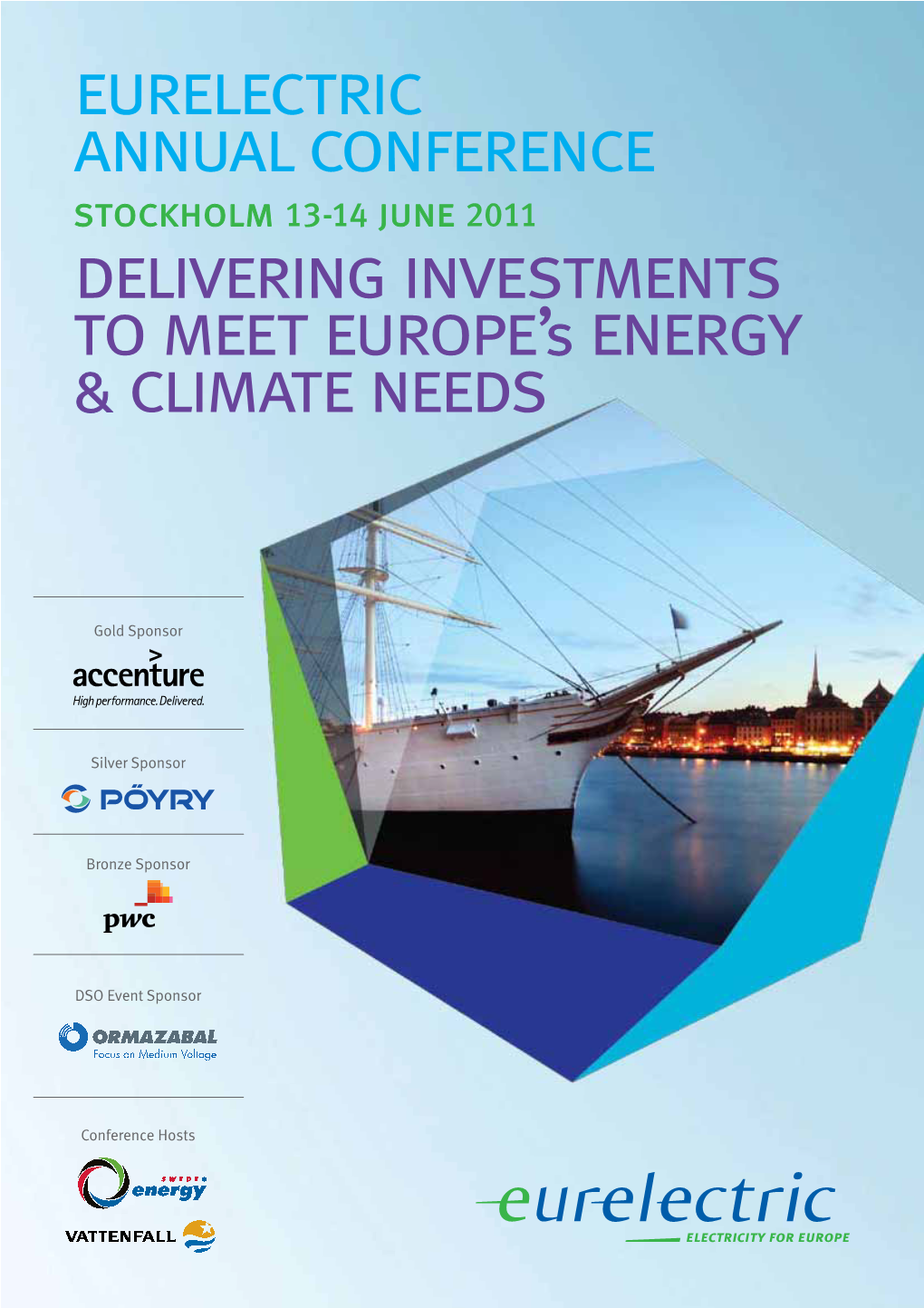 Eurelectric Annual Conference Delivering Investments to Meet