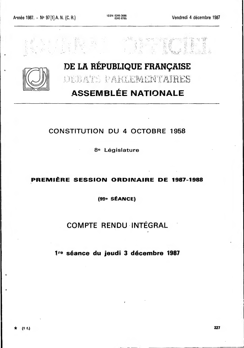De La République Française