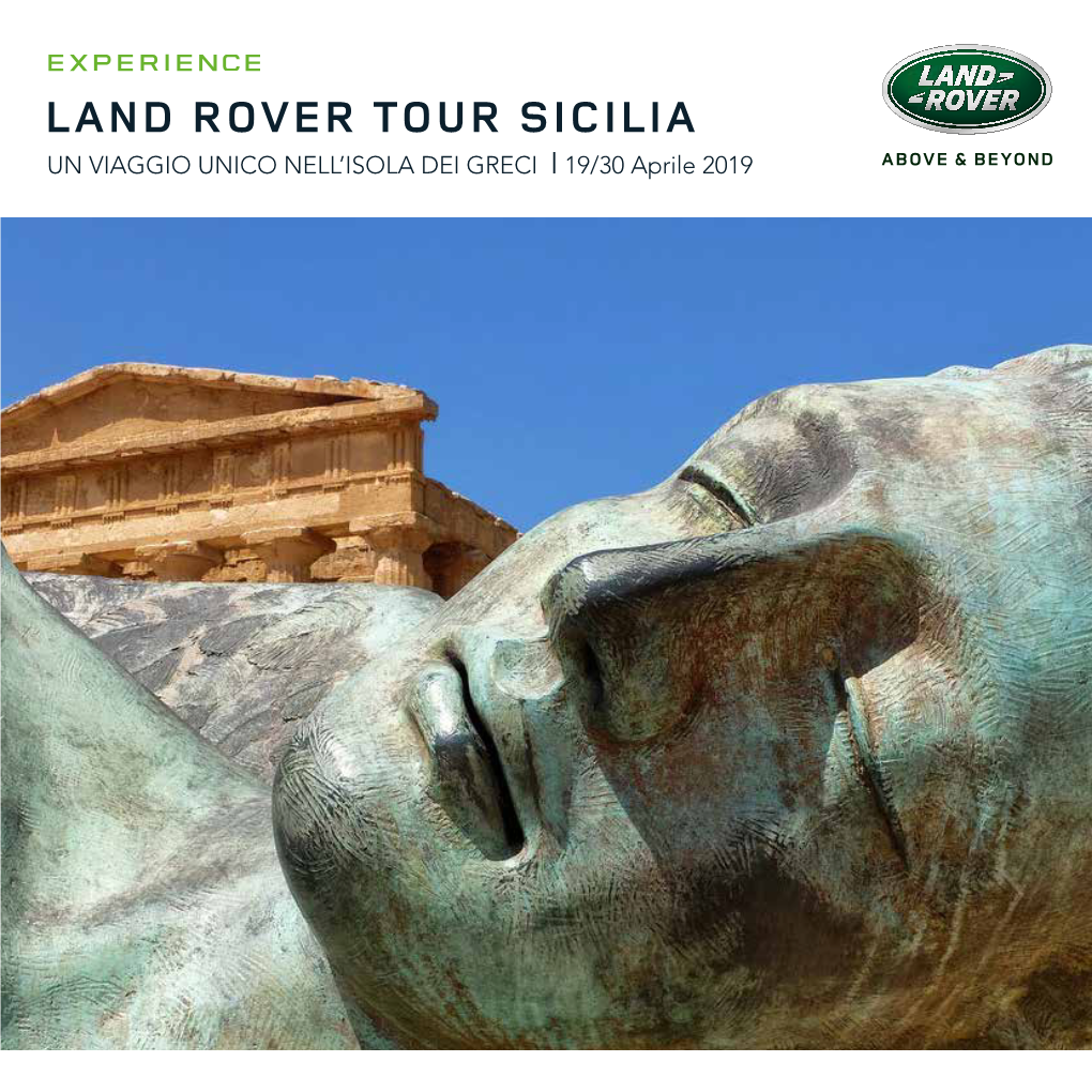 Land Rover Tour Sicilia Un Viaggio Unico Nell’Isola Dei Greci I 19/30 Aprile 2019