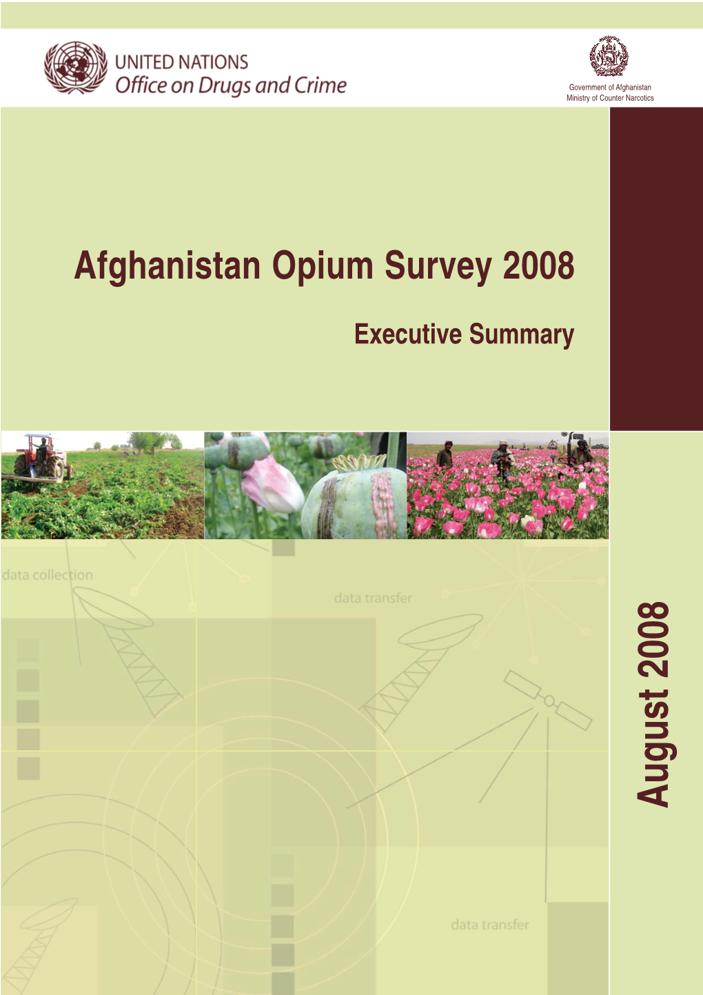 Afghanistan Opium Survey 2008 Executive Summary