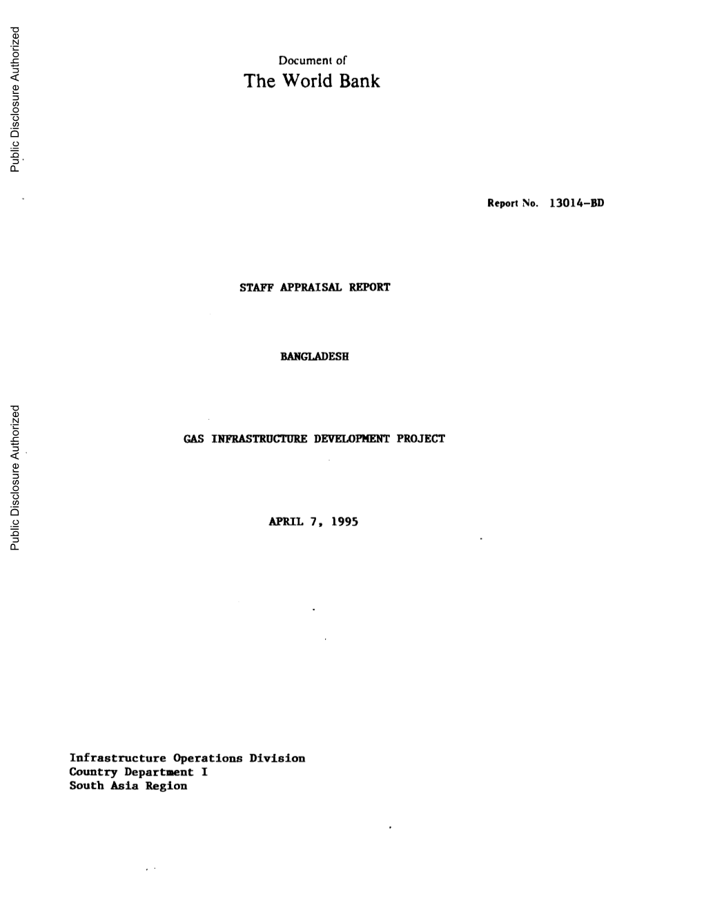 World Bank Document