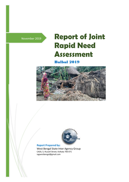 26.11.2019 Jrna Report on Cyclone Bulbul 2019