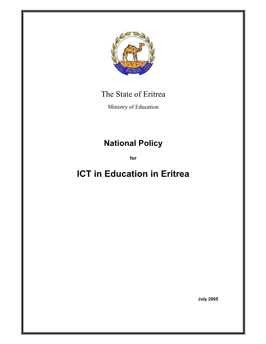 ICT in Education in Eritrea