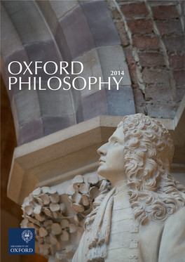 Oxford Philosophy Oxford Contents Xford Philosophers At3:AM Philosophers O Xford 27 N 26 T 24 N 22 20 16 14 Anita Avramides Themindofothers 12 N 8 6 5 That’S An