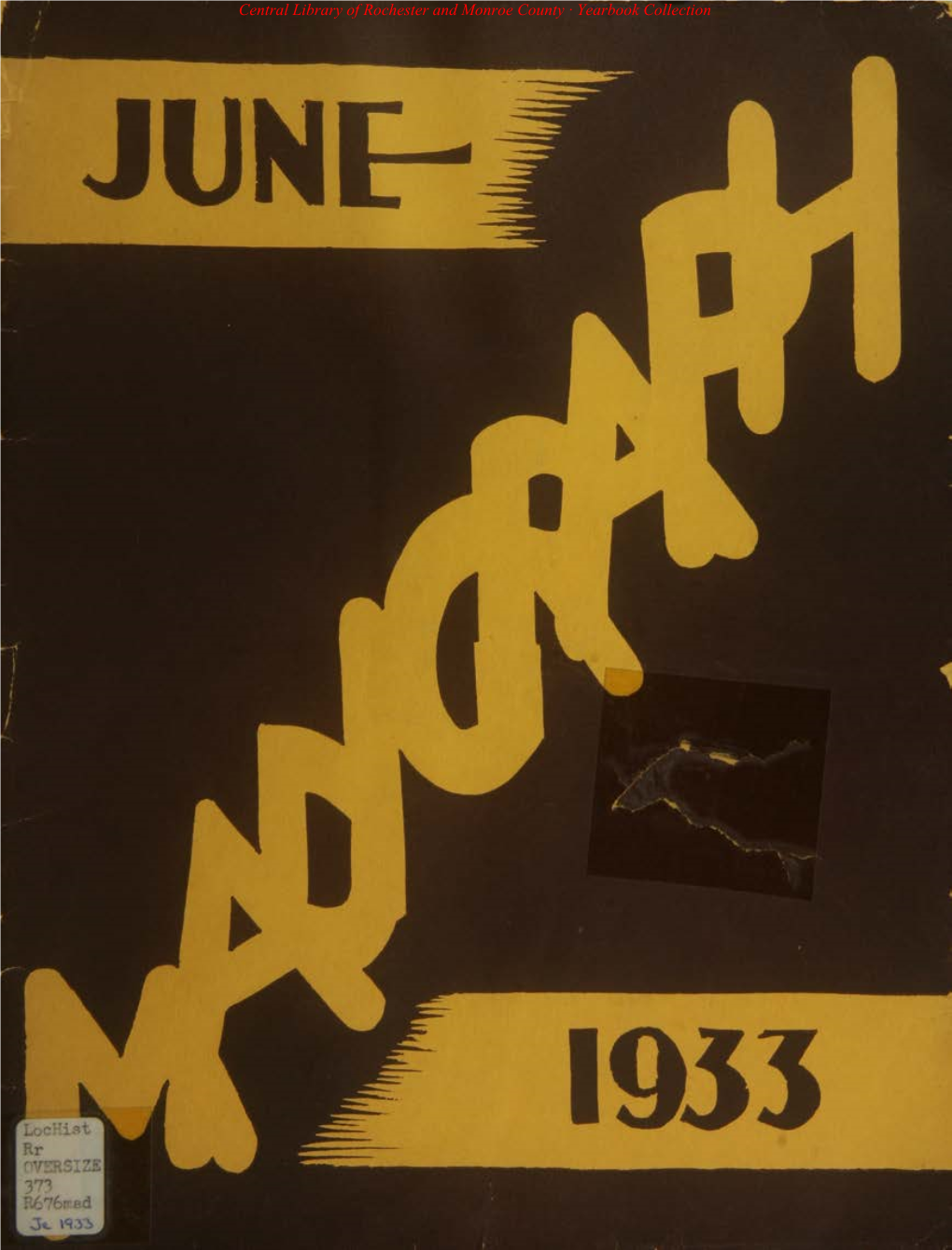 June, 1933 V; R; I H 