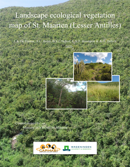 Landscape Ecological Vegetation Map of St. Maarten (Lesser Antilles)